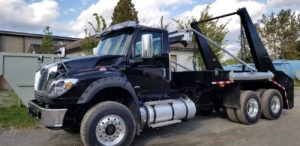 A new A JT Fabrication Lugger Truck Body made for a Western Canada scrap metal company